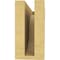 Ekena Millwork 3"W x 9"D x 6"H Classic Del Monte Rough Cedar Woodgrain TimberThane Corbel, Primed Tan CORUR03X09X06DELRCPR - alternate 4